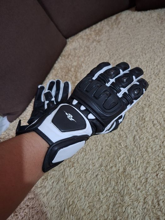 Manusi moto noi piele XL