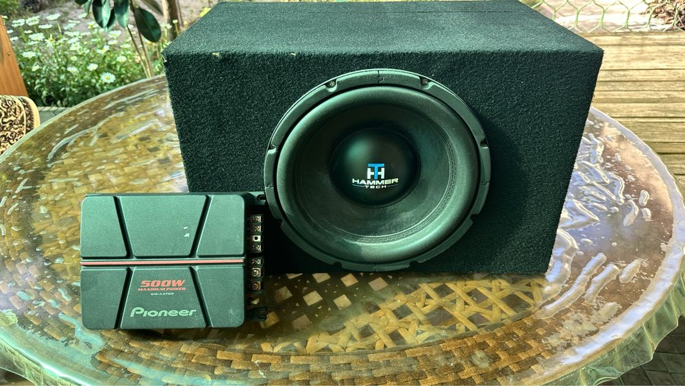 Сабвуфер HAMMER TECH va Pioneer Usilitel
