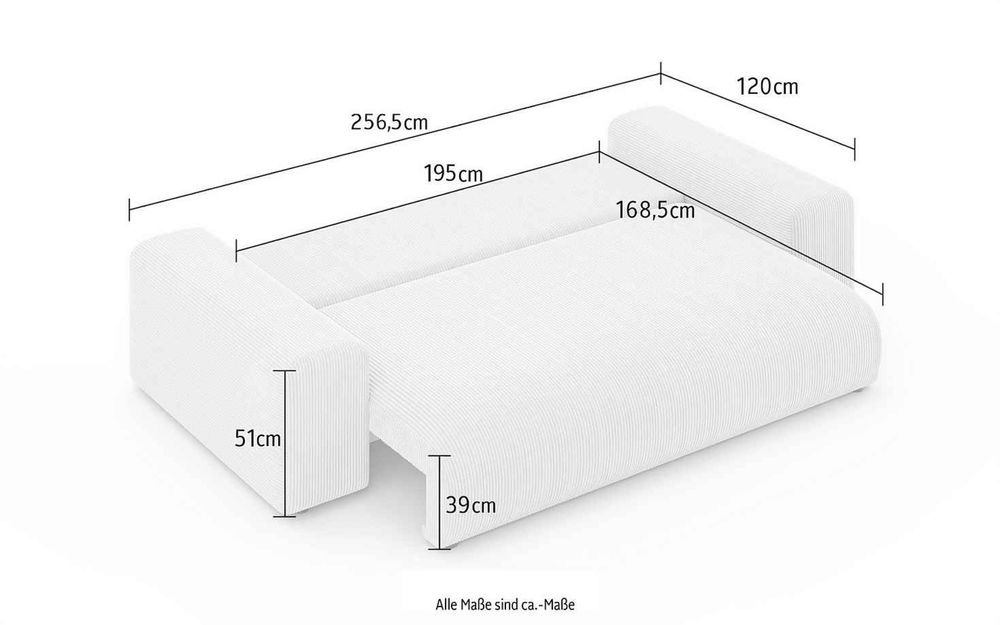 Canapea extensibila XXL