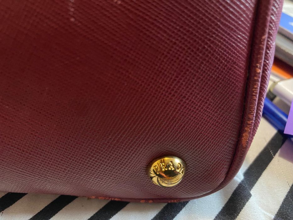 Geanta Prada Galleria leather handbag