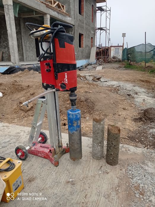 Gaura carotă AC CENTRALA HOTĂ  Aierisire BETON  AIERISIRE cu aspirato