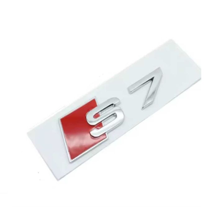 Set embleme fata/spate AUDI Sline Emblema grila / haion S3 S4 S5 S6 S7