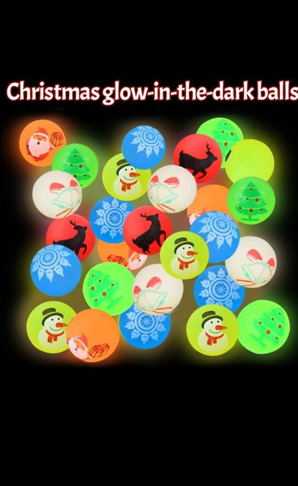 Подскачащи светещи топчета хелоуин коледа