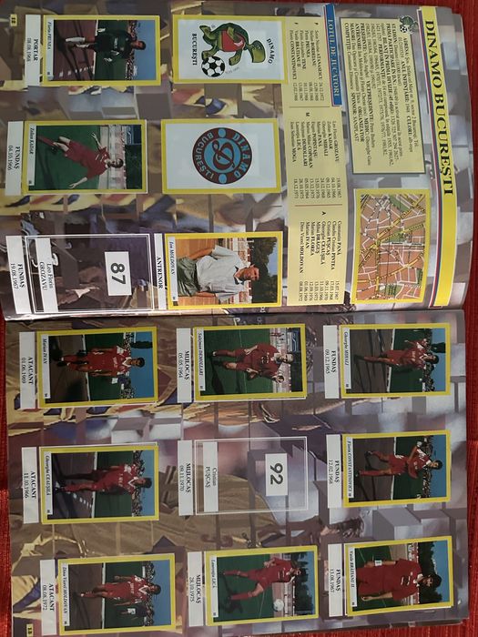 Album Fotbal 94/95. 90% completat