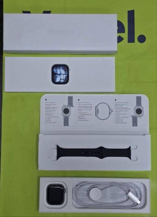 КАТО НОВ 42mm Apple watch 11 GPS Гаранция Yettel 3г. 2029 Space Gray / Black