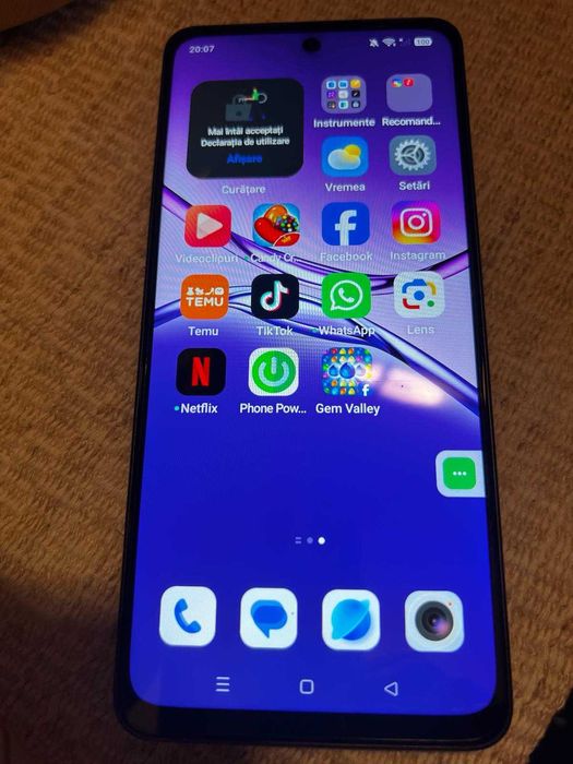 Vand Telefon mobil OPPO A5 Pro, 8GB RAM, 256GB, 5G, Negru