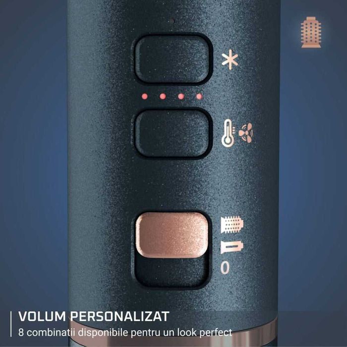 Perie rotativa cu aer cald Rowenta Air Rotate UB9920E0, 1300W