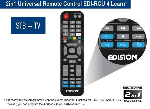 Ефирен приемник Edision Picco T265 pro