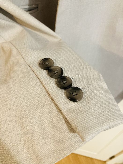 Мъжко светло сиво сако (xxl)