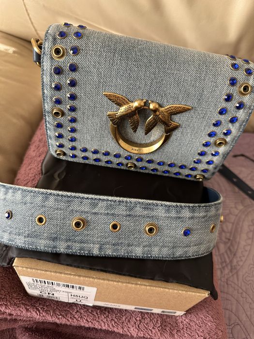 Дънкова чанта Pinko