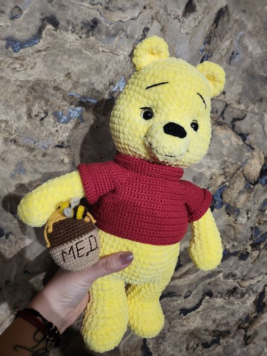 Плетена играчка  Мечо Пух