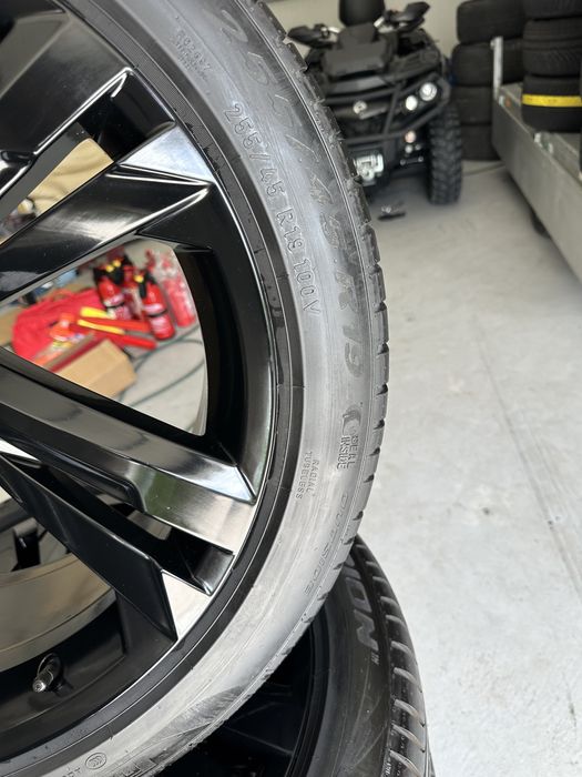 jante tiguan r line valencia 5x112 top anvelope 255 45 19 100v noi pirelli seal inside dot 2024