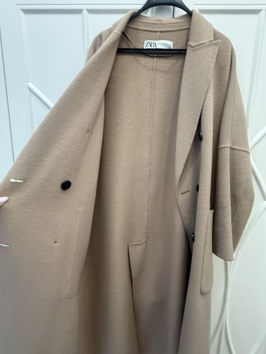 Пальто Zara с содержанием шерсти