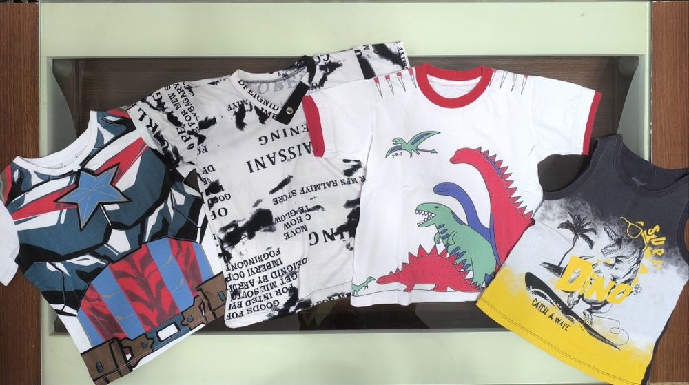 Футболки на мальчика 4-5 лет