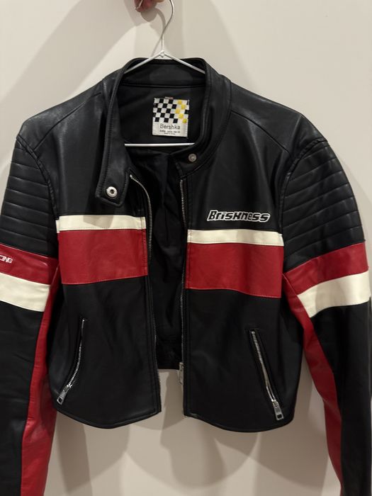 Байкерская куртка Bershka