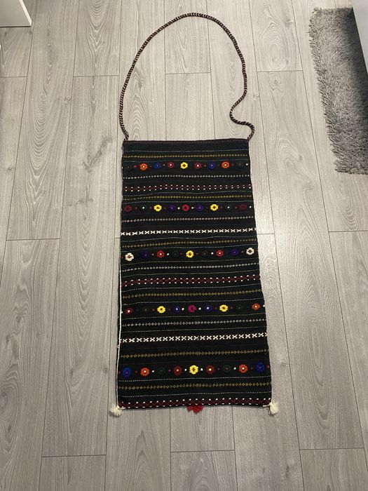 Битова, ръчно тъкана торба - чиста вълна