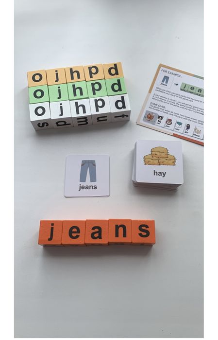 Продам кубики с английскими буквами