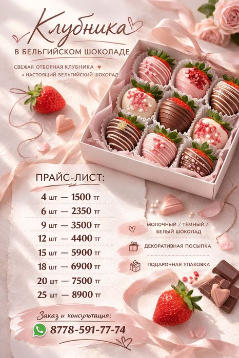 клубника в шоколаде