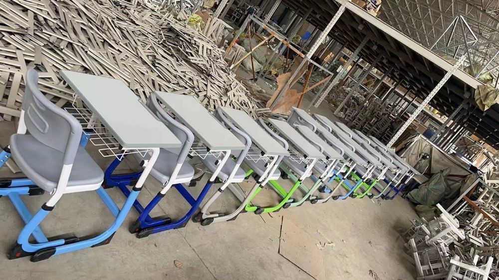 Парта двухместная / школьные парты / парты ученические