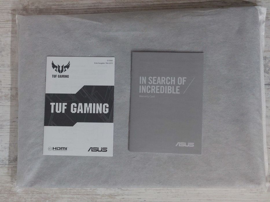 16GB RAM, RTX 2060 6GB 144Hz FULL HD 15.6" геймърски лаптоп Asus TUF Gaming FX505DV