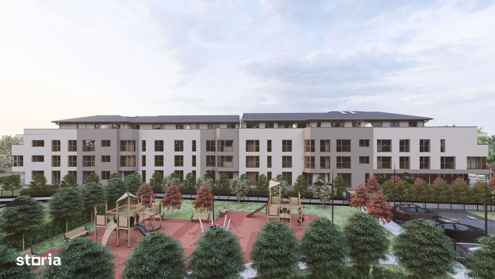 Sun Residence -- Apartament 2 camere - TIP 9 - 54 Mp - Proiect NOU -