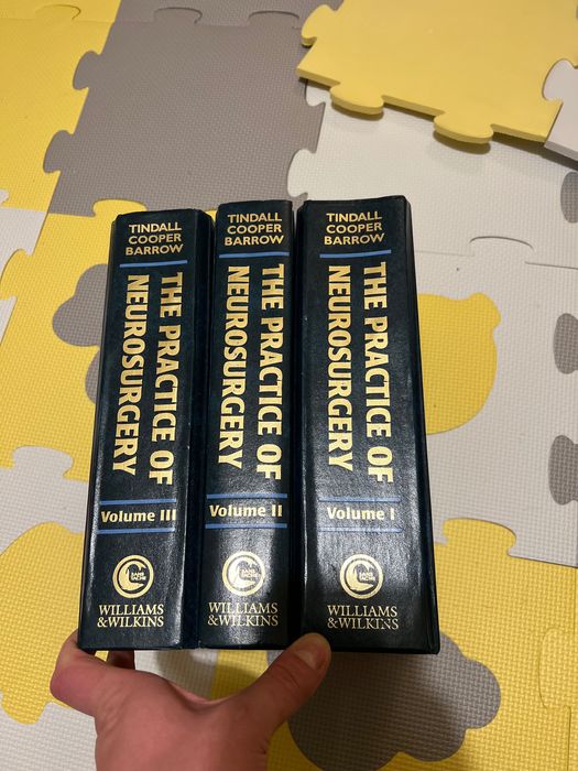 Неврохирургия на Тиндал 3 тома. Practice of Neurosurgery Tindall