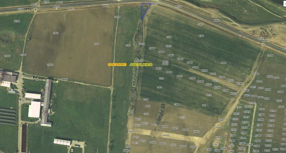 Parcela teren intravilan industrial 619 mp