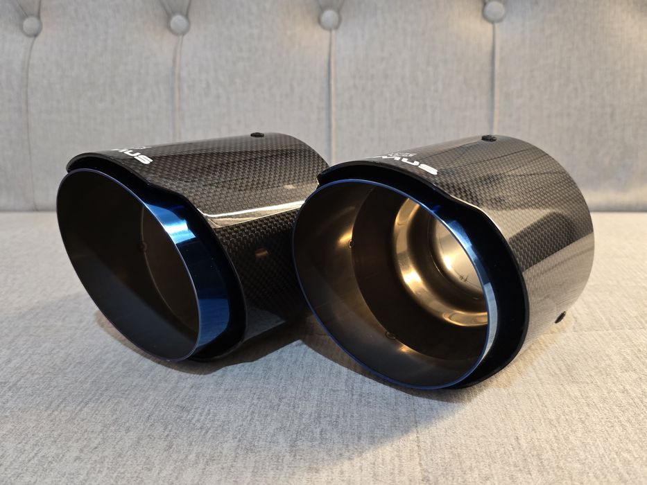 Tips evacuare auto carbon Remus inox finala ornament toba BMW VW Ford