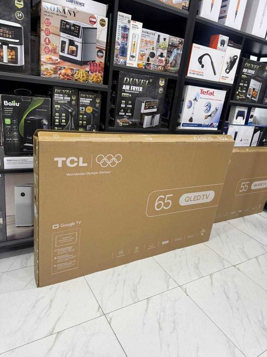 Телевизор TCL 65 смарт 4К Google TV Voice Control NEW доставка бонус
