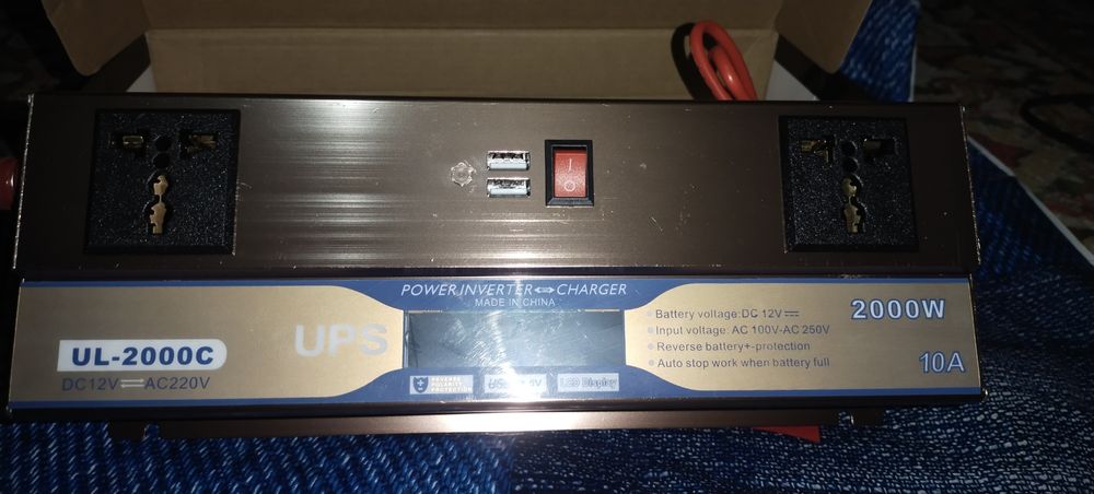 UPS Инвертор преобразователь ИБП 1500 W  ва 2000 W модифицированный си