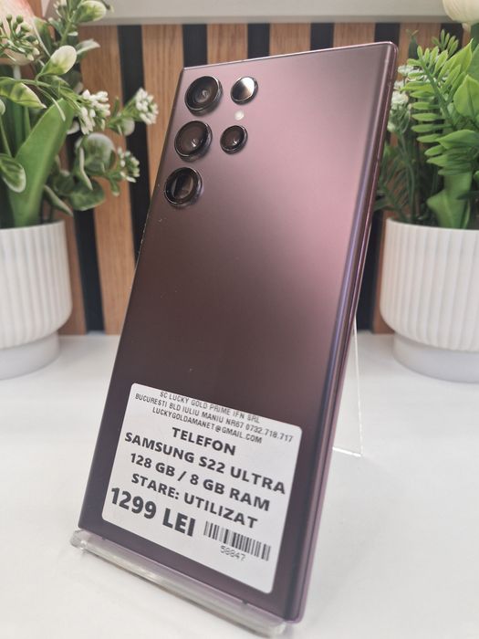 Samsung S22 Ultra 128GB / 8GB RAM Garanție!#58847
