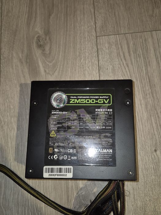 Sursă PC 500W 80+ Bronze, stare bună.