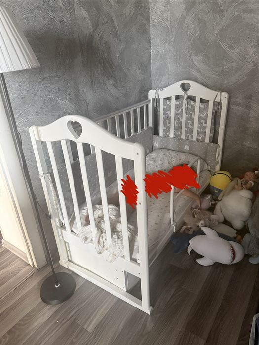 Отдам  детскую кроватку