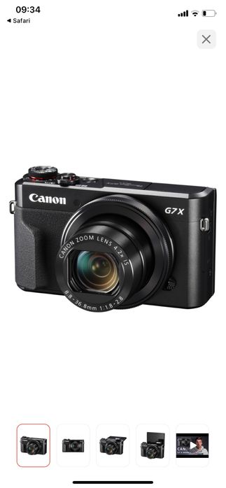 Canon PowerShot G7X Mark II черный