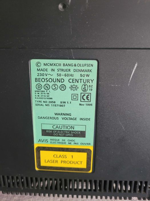 Bang & Olufsen BeoSound Century 2651 sistem audio Hi-Fi "All-In-One"