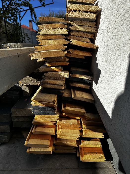 Terasa lemn / terasa demontata completa