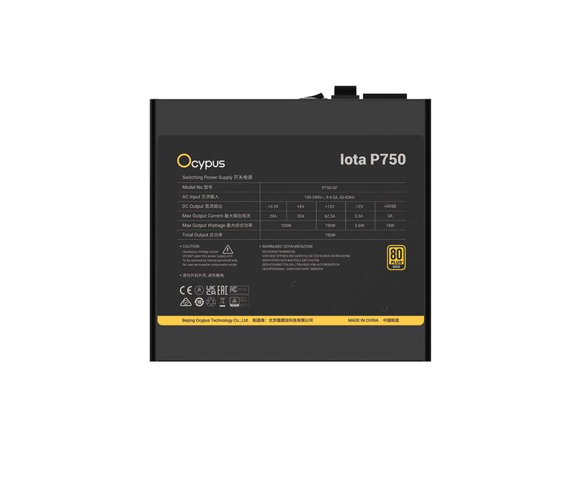Блок питания Ocypus Iota P750
