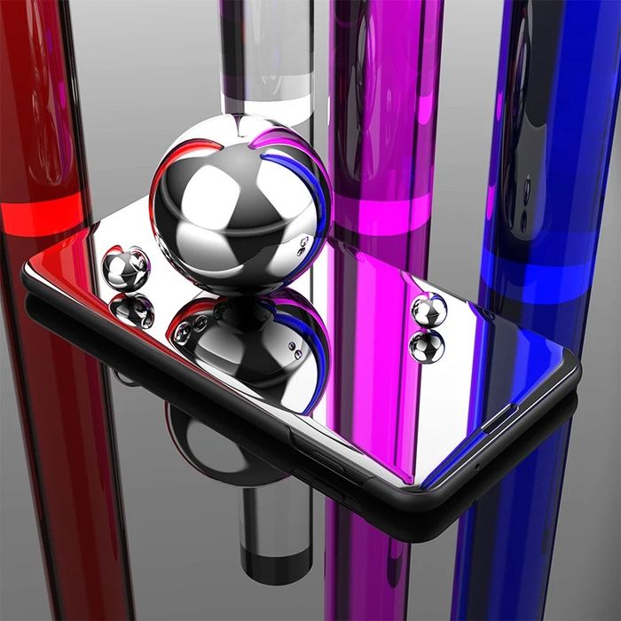 Samsung Galaxy S10 S10e Note 10 A80 A70 A40/CLEAR VIEW Огледален калъф