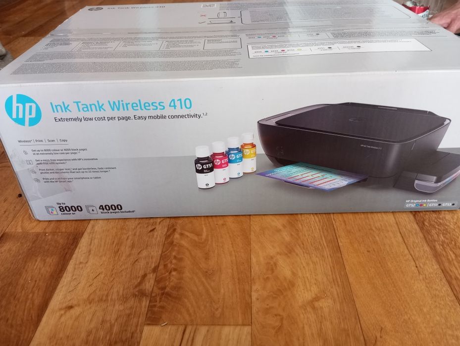 Новый принтер HP Ink Tank Wireless 410