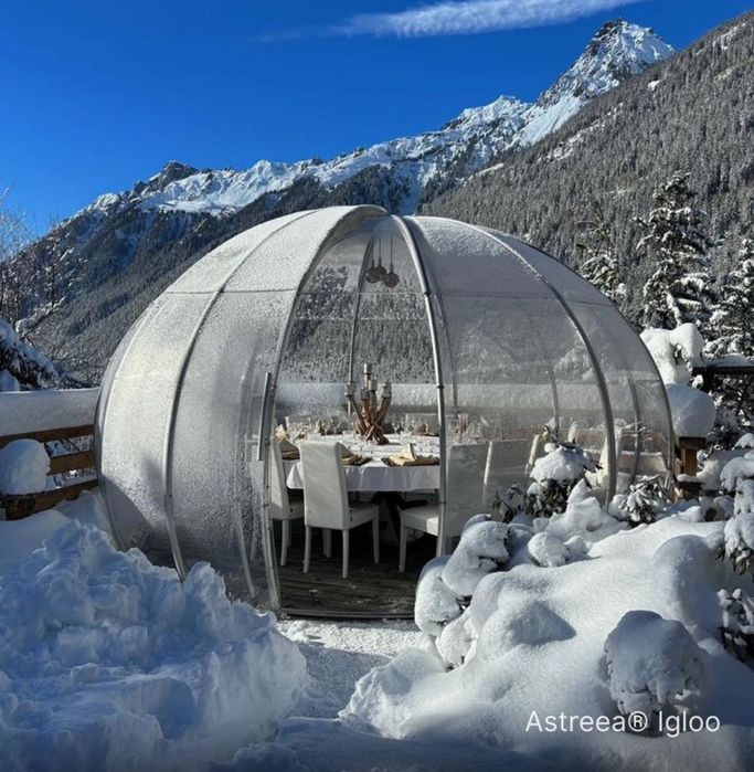 Дворна беседка тип иглу с поликарбонат за всеки сезон 10%