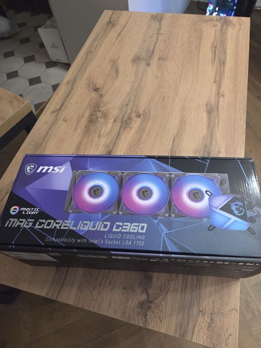 Водяное охлаждение водянка процессора LGA 1700 MSI MAG CORELIQUID C360
