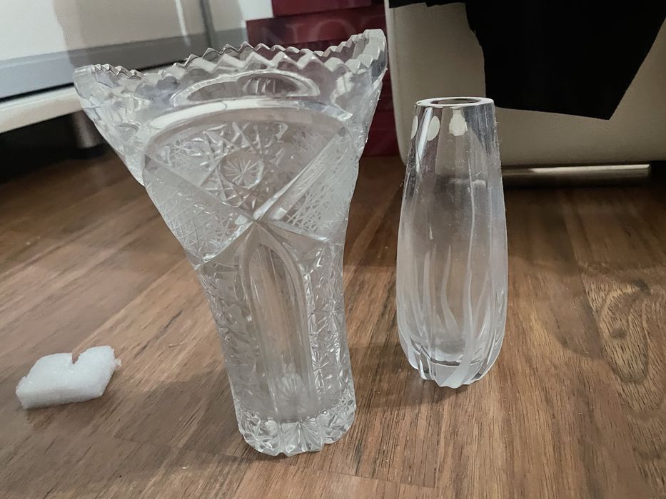 Хрустальная ваза 2 штуки