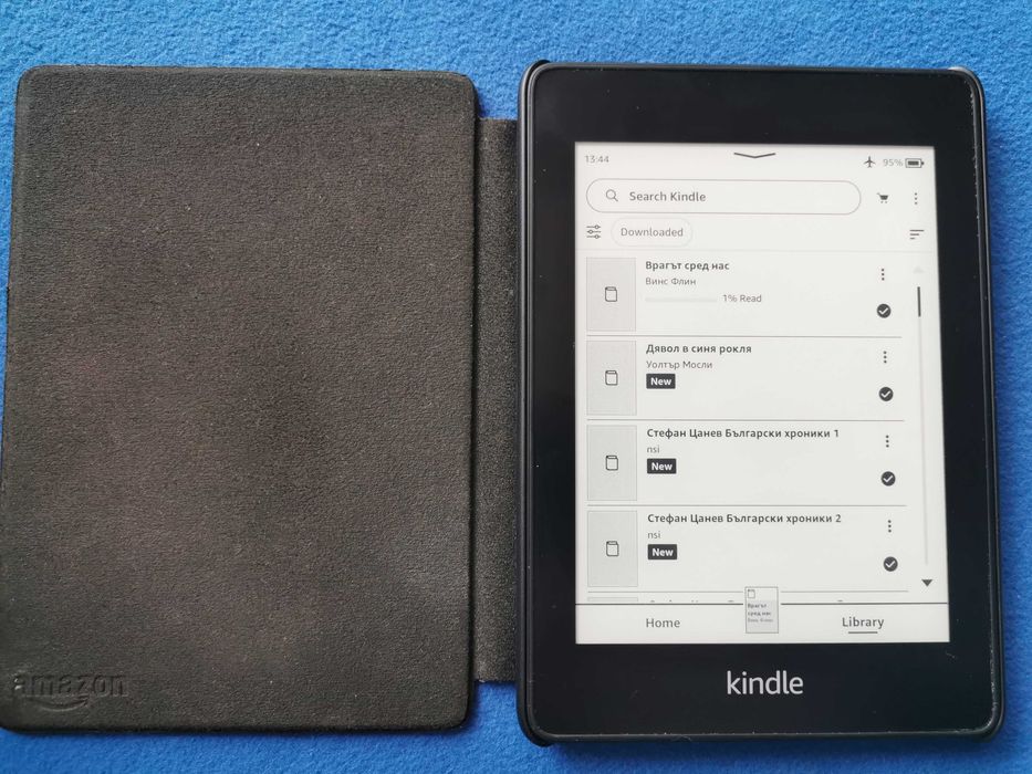Kindle Paperwhite 10 Gen. PQ94WIF WiFi, Bluetooth, 6in, с подсветка