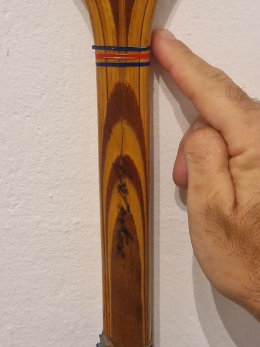 Racheta tenis cu dublu autograf original Adrian Nastase