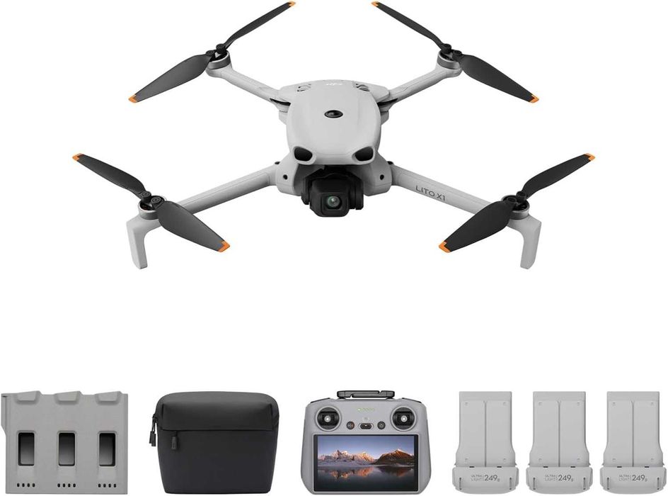 Дрон DJI Lito X1 Fly More Combo (DJI RC 2), Updated Version of Mini 3