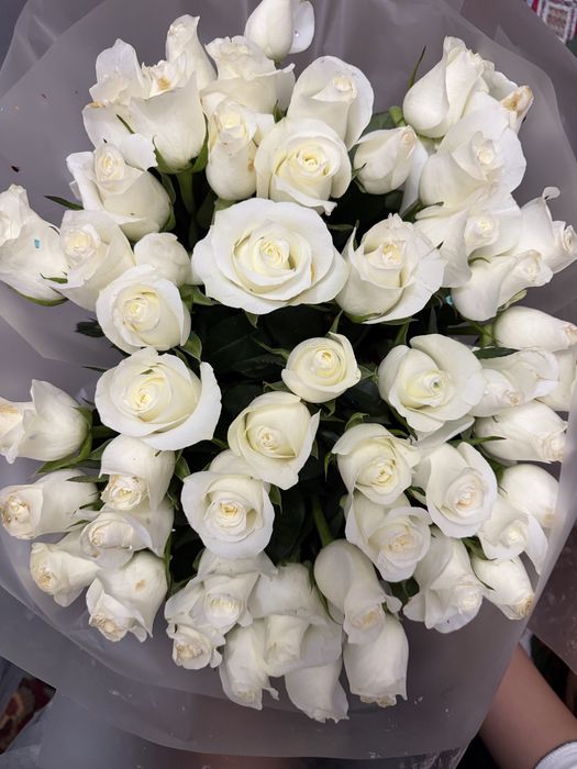 Букет белых Роза