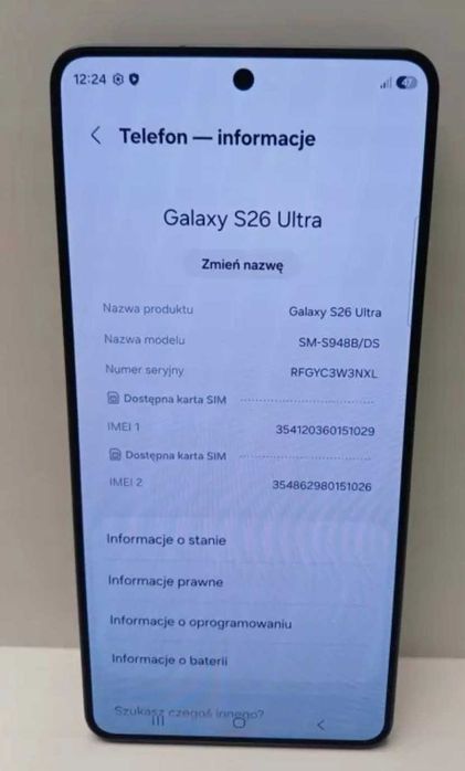 Samsung Galaxy S26 Ultra 1tb 16gb new