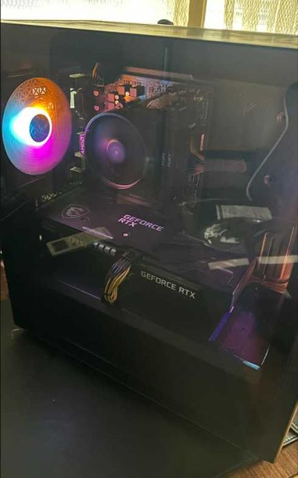 геймърски компютър RTX 3060 Ti Gaming PC / Ryzen 3600X / 16GB