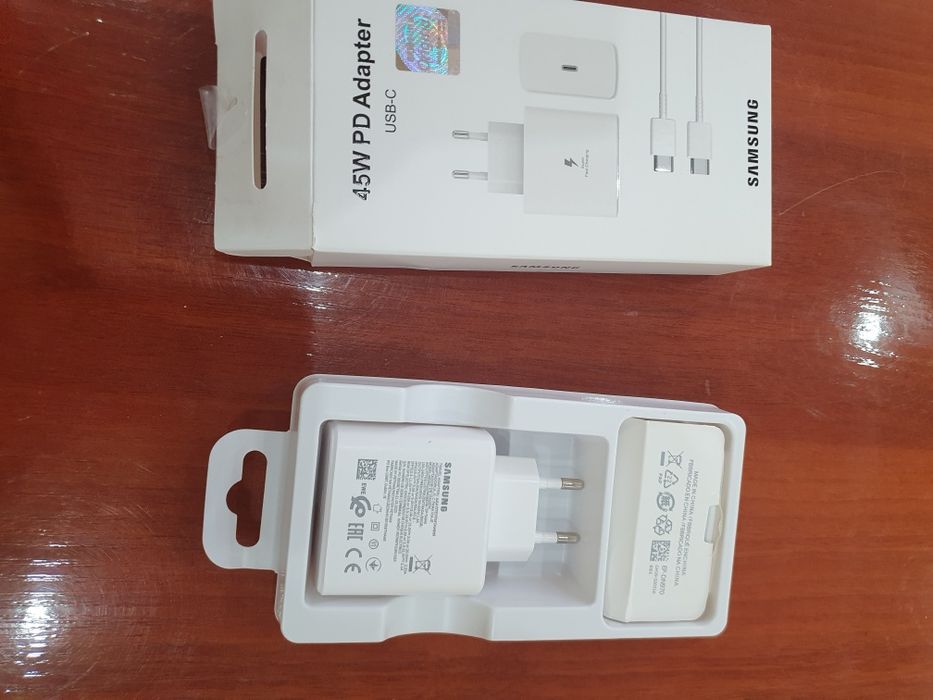 Yangi Samsung 45W PD Adapter — Original, Paketda