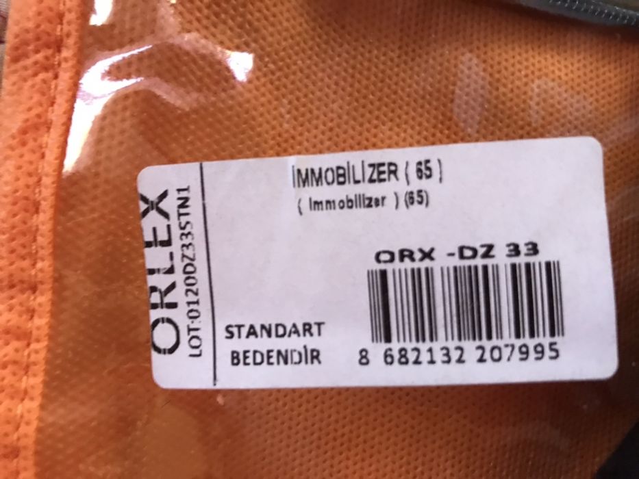 послеоперационный корсет на ногу